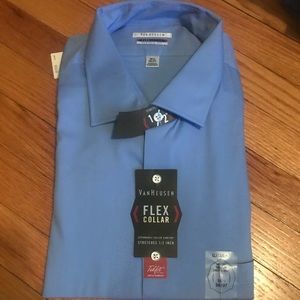 Men’s blue dress shirt